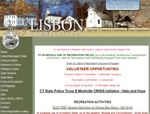 Tablet Screenshot of lisbonct.com